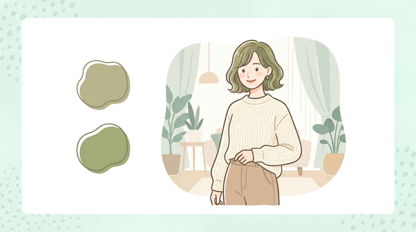 ヘアカラーのカーキとオリーブの違いを徹底解説