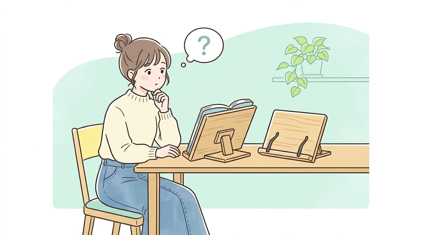 ダイソーの読書台500円と200円の違いを比較