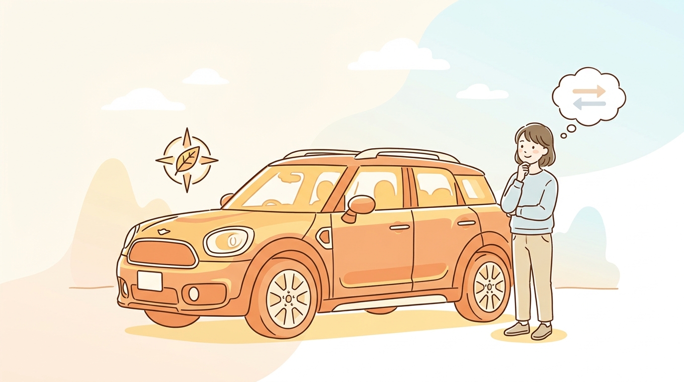 ミニ カントリーマンとクロスオーバーの違いと名称変更