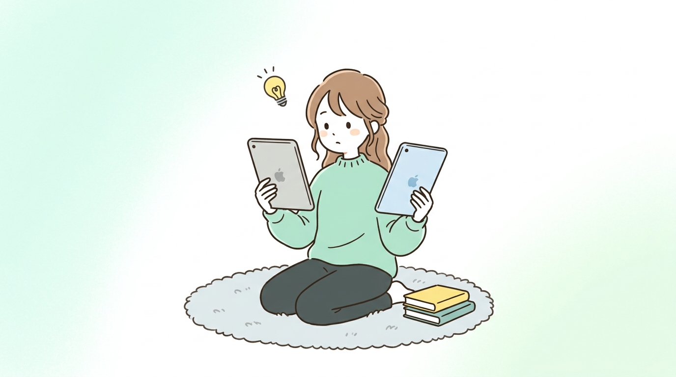 ipadとアイパッドエアーの違いを徹底比較