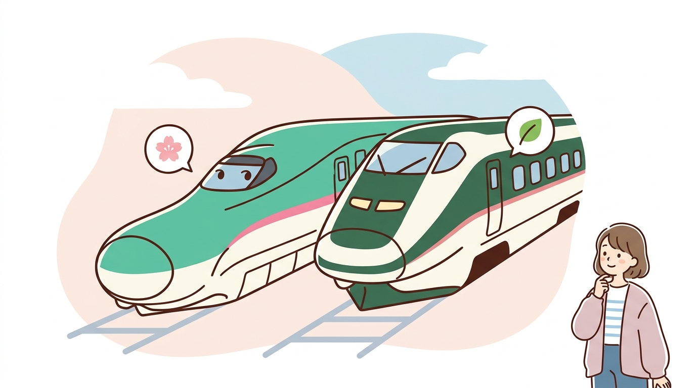 はやぶさ やまびこ 見た目の違いを徹底解説