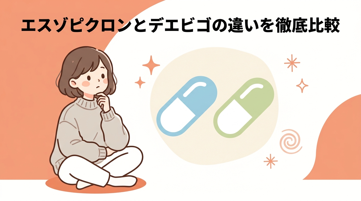 エスゾピクロンとデエビゴの違いを徹底比較