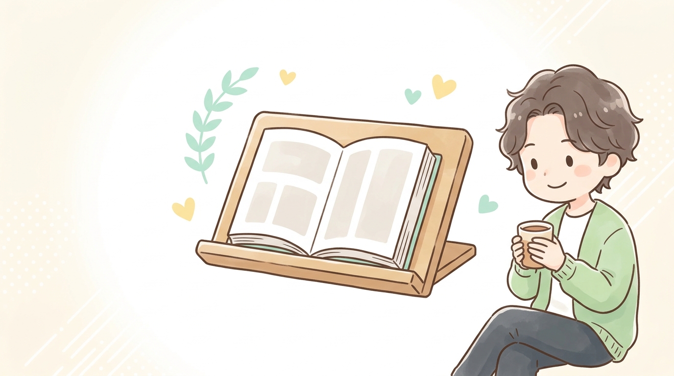 安定感重視！500円読書台の3つのメリット