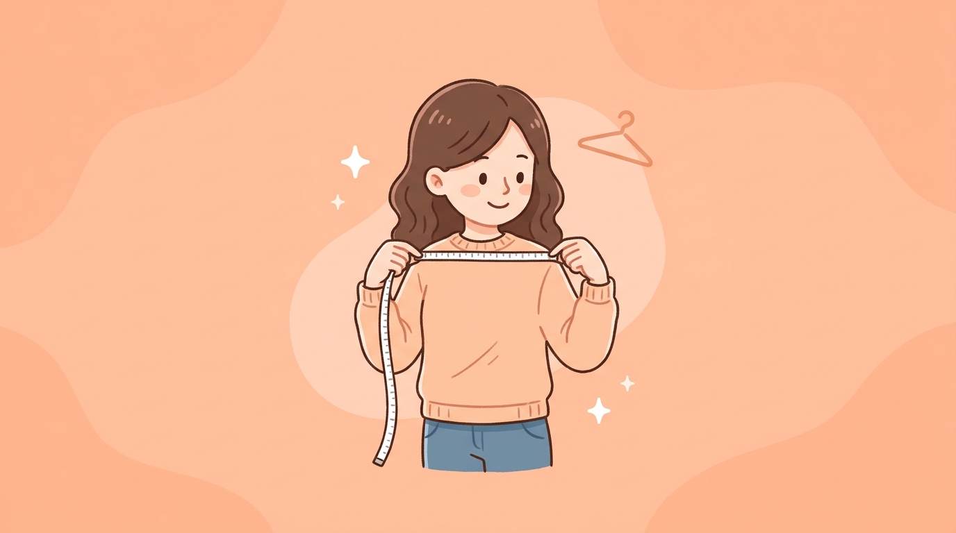 肩巾と肩幅の違いを考慮した正しい測り方