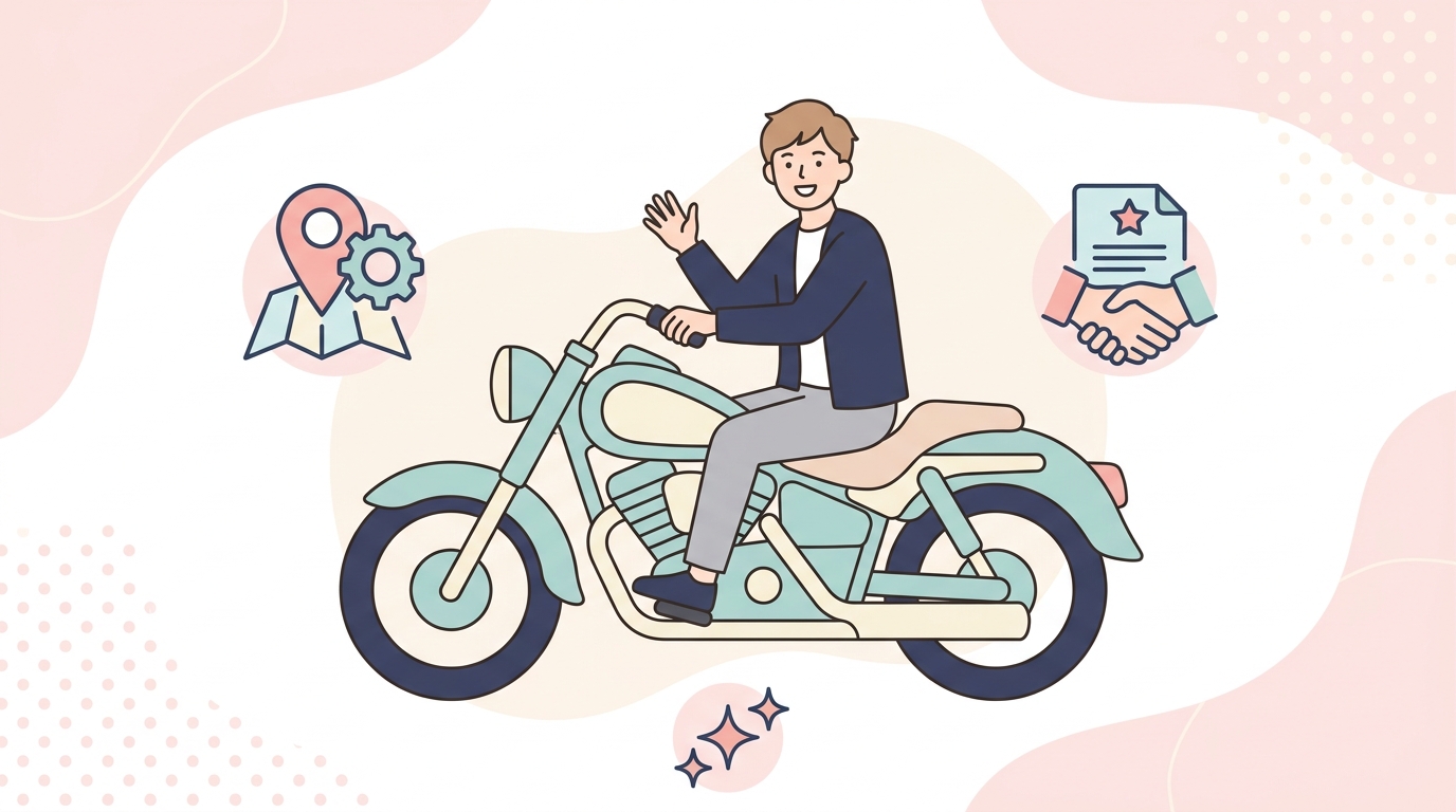 ドリーム店でバイクを購入する3つの利点