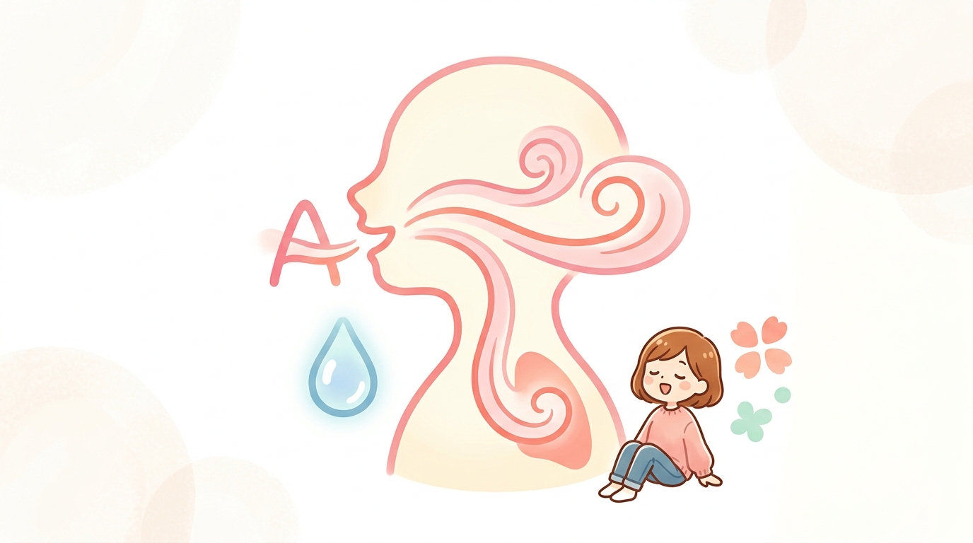 あいうべ体操の正しいやり方と呼吸の改善