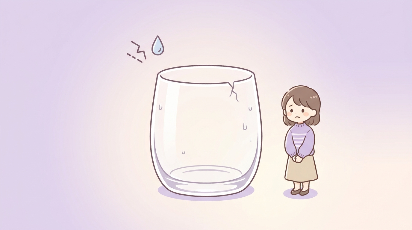 無印のボデガ風グラスのデメリット