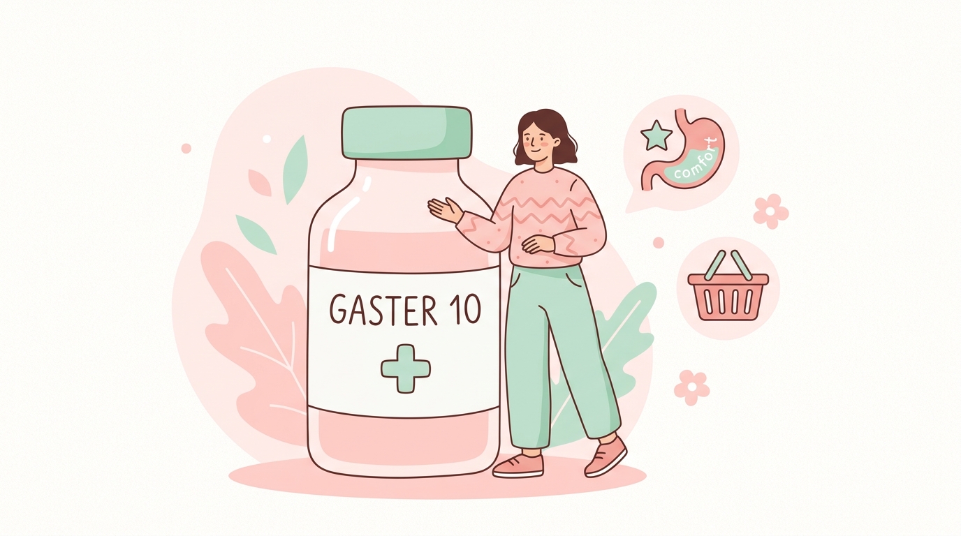 市販で購入できるのはガスター10のみ