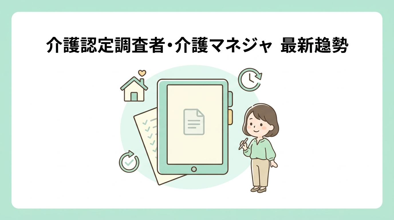 介護認定調査員とケアマネの最新動向