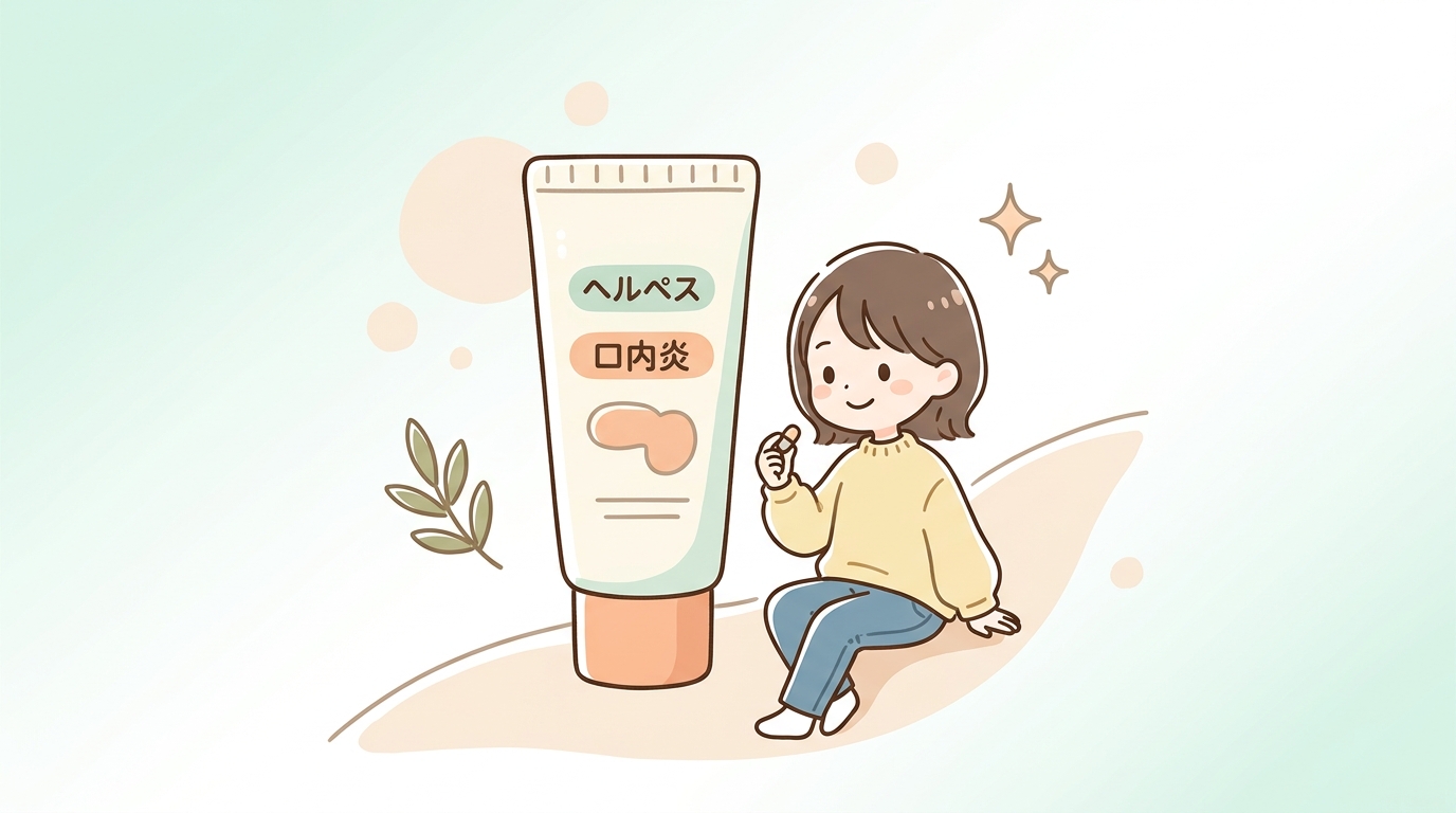 薬の選び方で変わるヘルペスと口内炎の治療