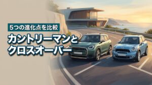 ミニカントリーマンとクロスオーバーの違いは？5つの進化点とスペックを詳細比較