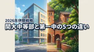 関西大学中等部と第一中学校の5つの違い！併願戦略と失敗しない選び方を伝授