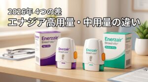 エナジア高用量と中用量違いを4項目で比較！成分や薬価、効果の差を解説