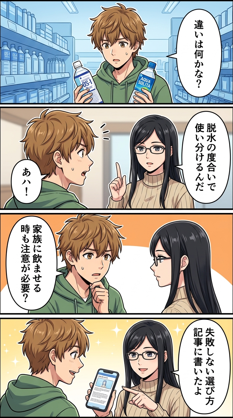 アクアソリタ os-1 違い