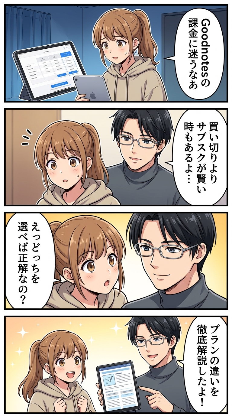 グッドノート 無料 有料 違い