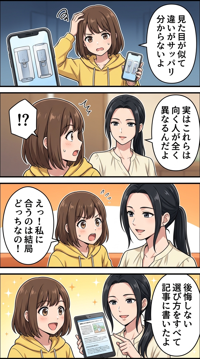 ピュリフリー ゴクリア 違い