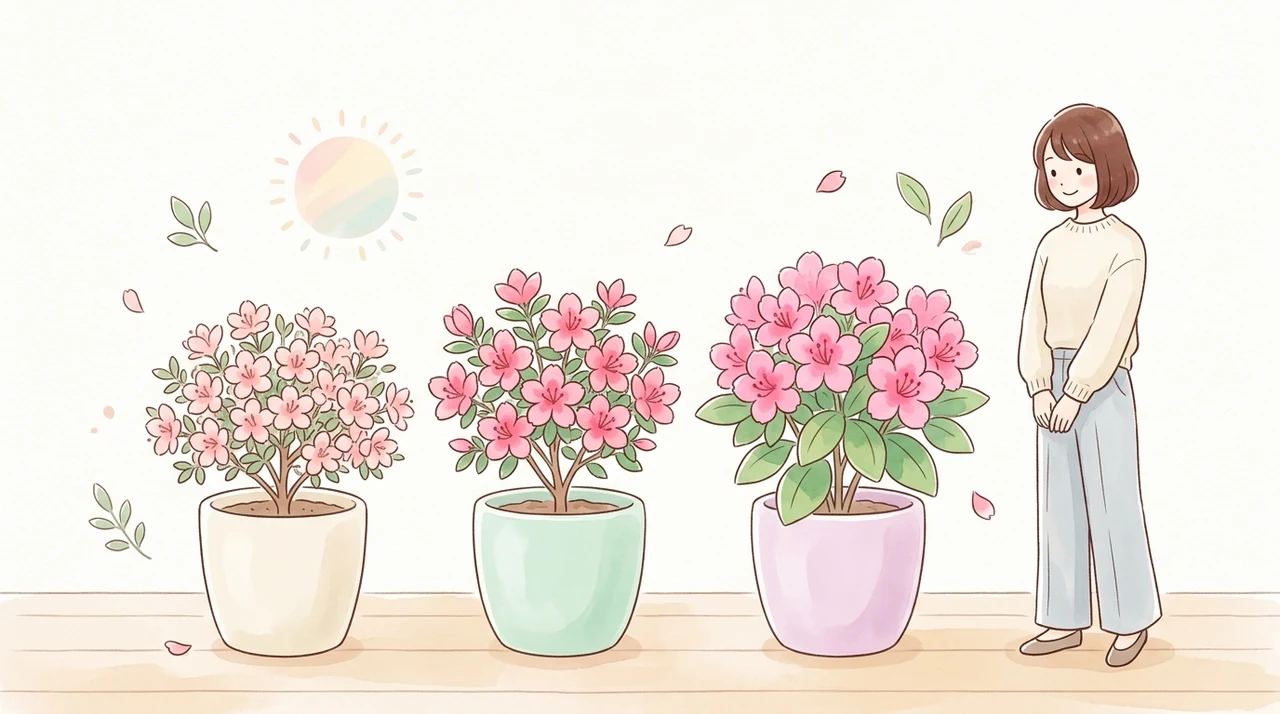 サツキとさつきとつつじの違いを画像で比較