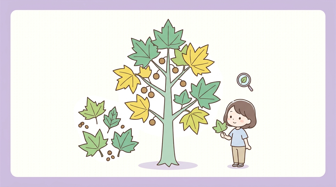 すずかけとプラタナスの違いと分類