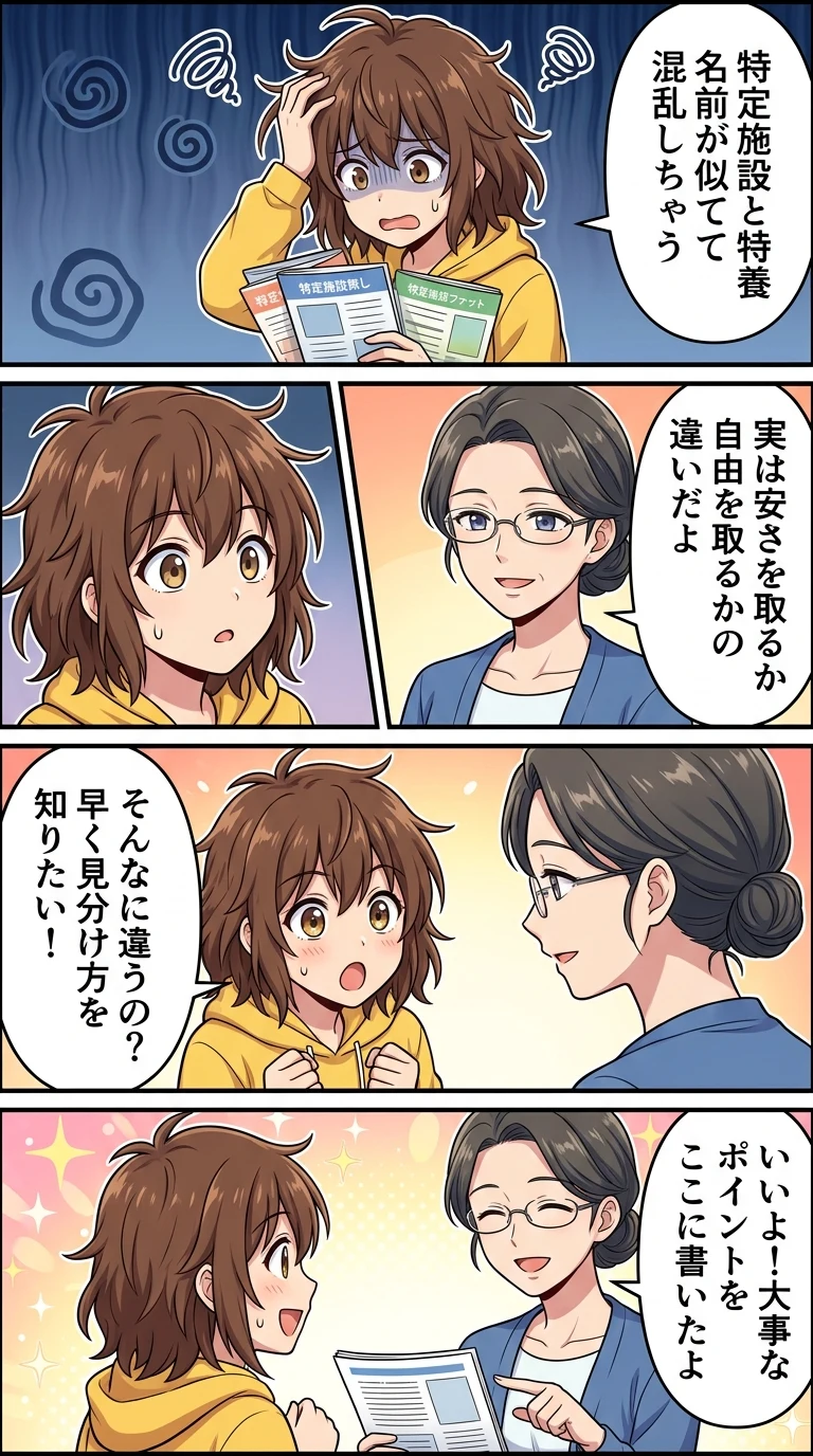特定施設入居者生活介護 特養 違い