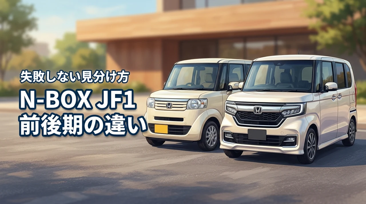 n-box jf1の前期と後期の違いは？中古車選びで失敗しないための見分け方を伝授