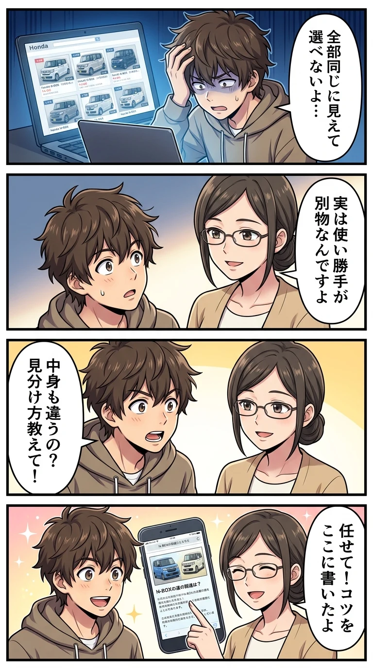 n-box jf1 前期と後期の違い