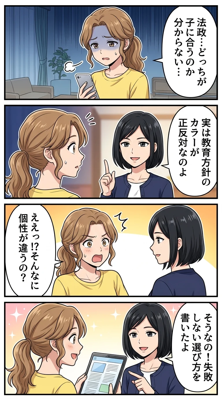 法政中学 法政第二中学 違い