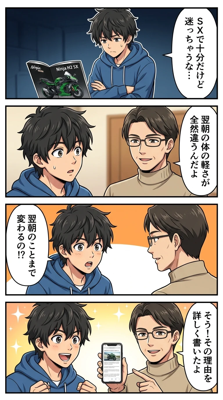 ニンジャh2 sx se 違い