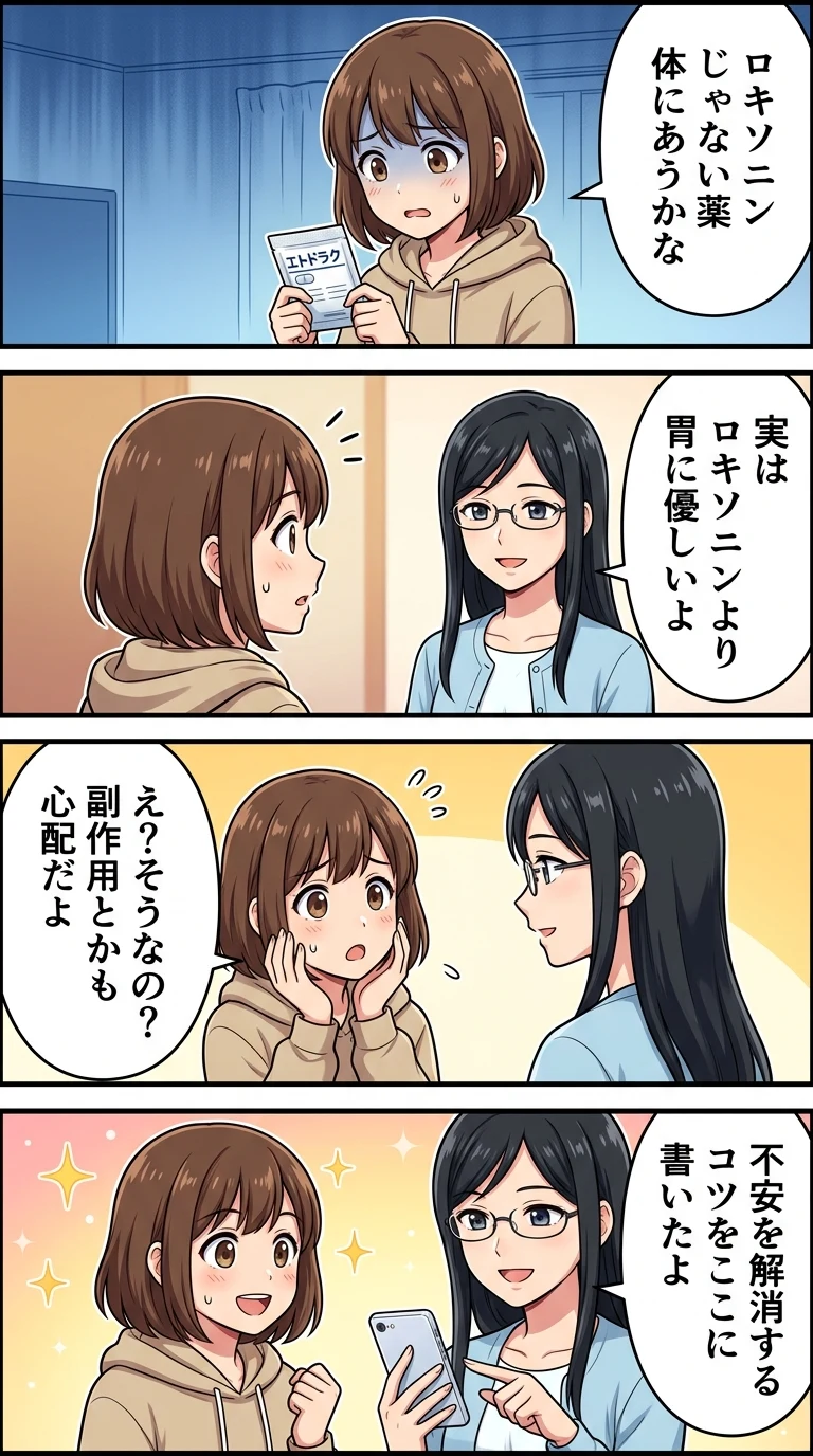 エトドラク ロキソニン 違い