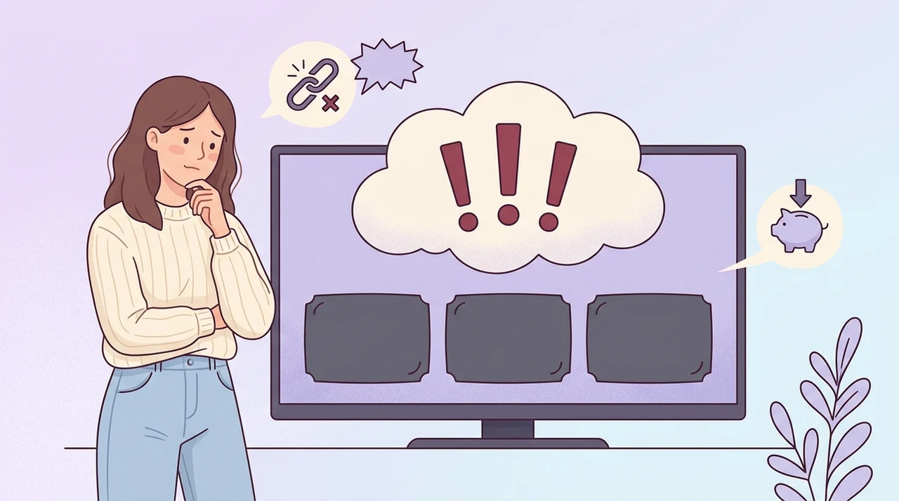 視聴前に知っておきたいデメリット3つ