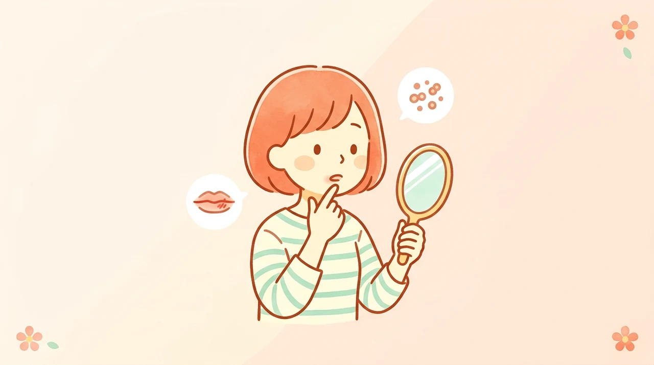 口唇炎とヘルペスの違いを画像や症状で比較