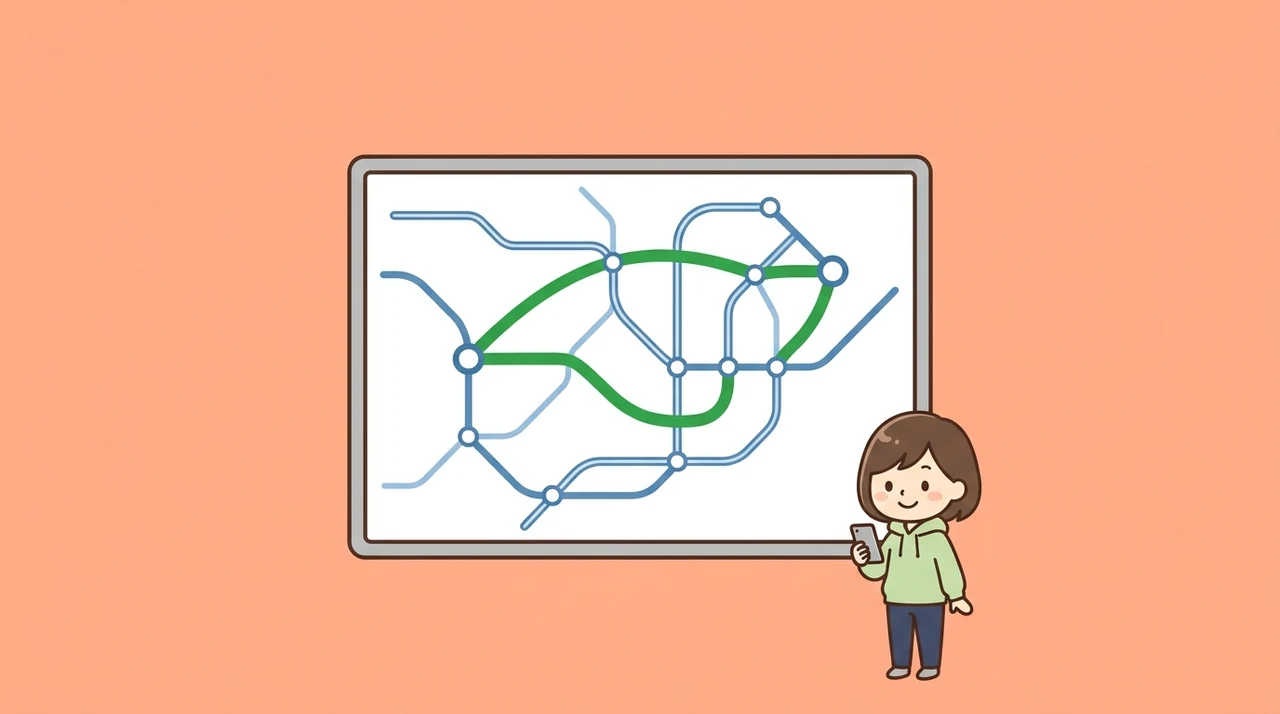 目的地・路線に合わせた最短ルート