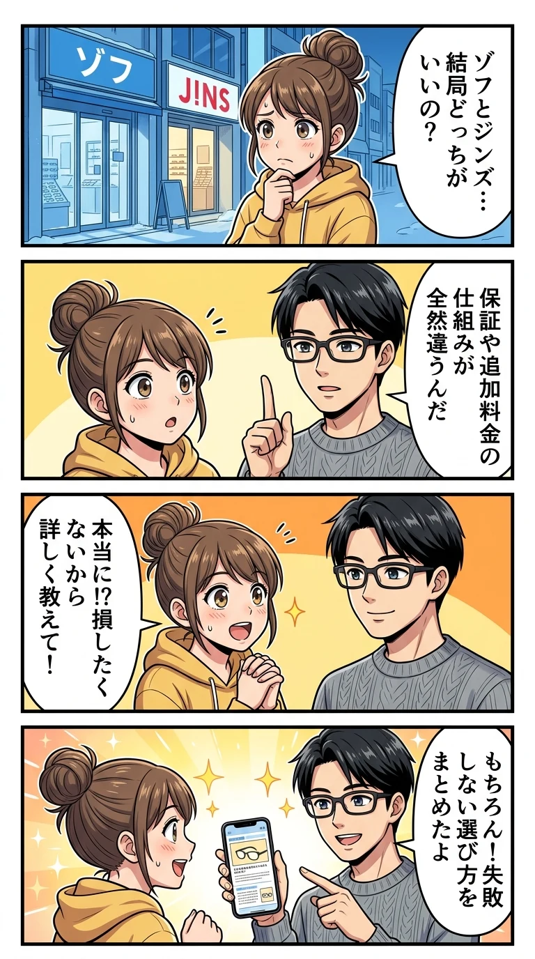ゾフ ジンズ 違い