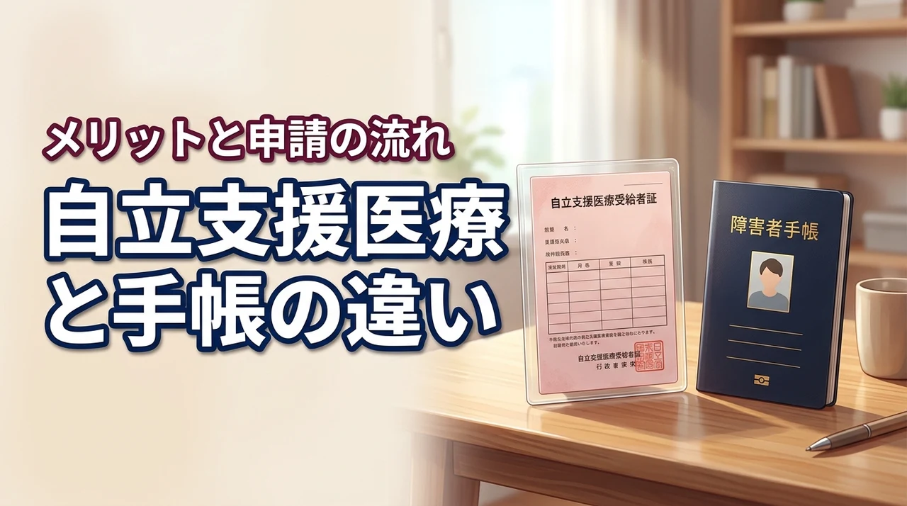 自立支援医療受給者証と障害者手帳の違いで迷う方へ！両方持つメリットと申請の流れ