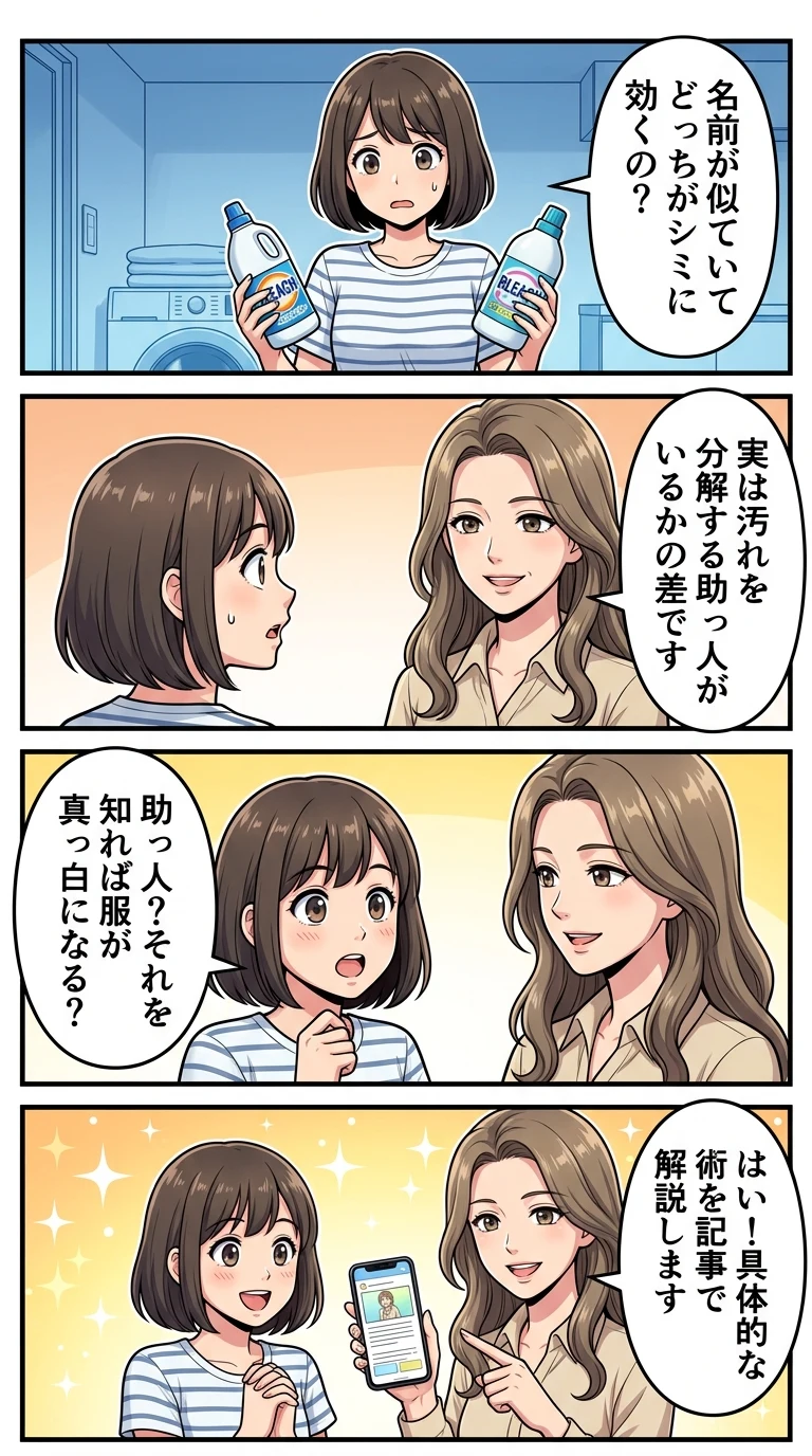 酵素系漂白剤 酸素系漂白剤 違い