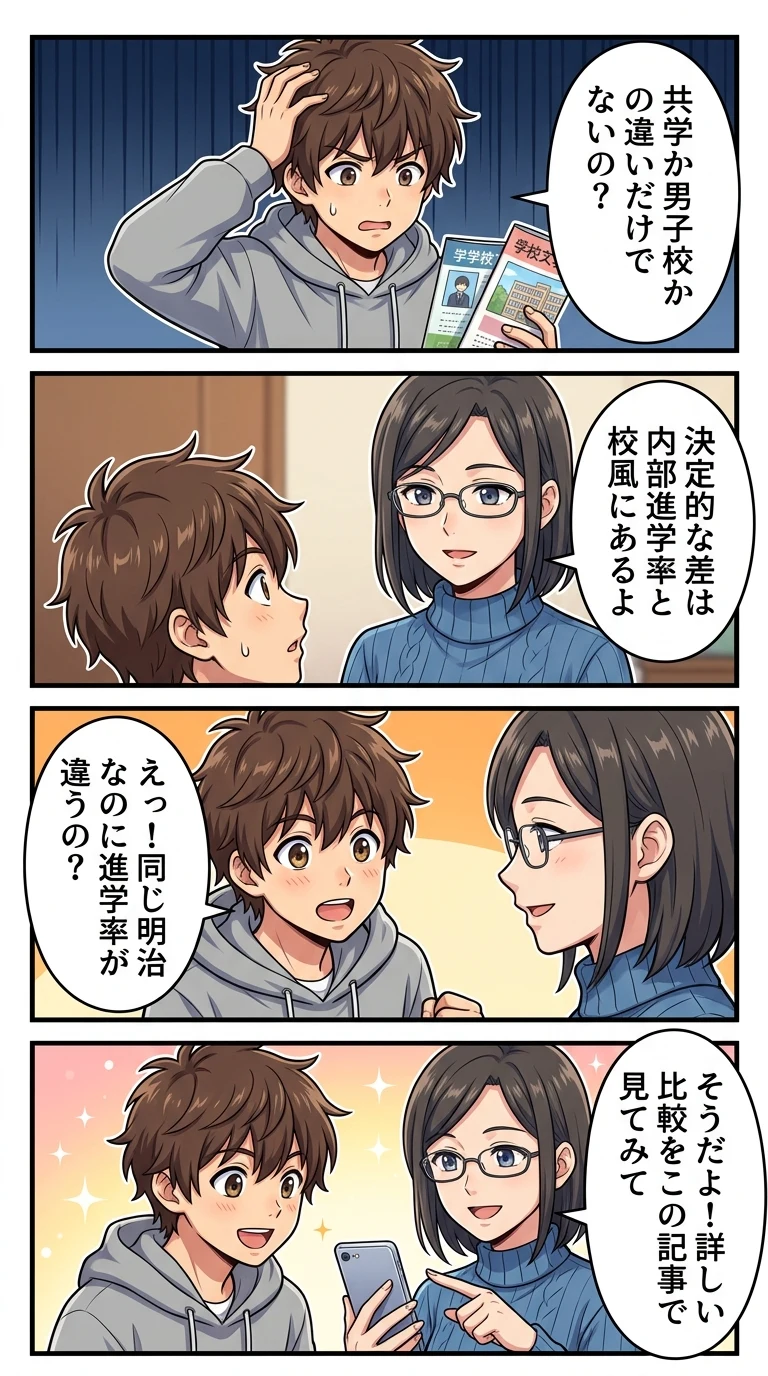 明大明治 明大中野 違い