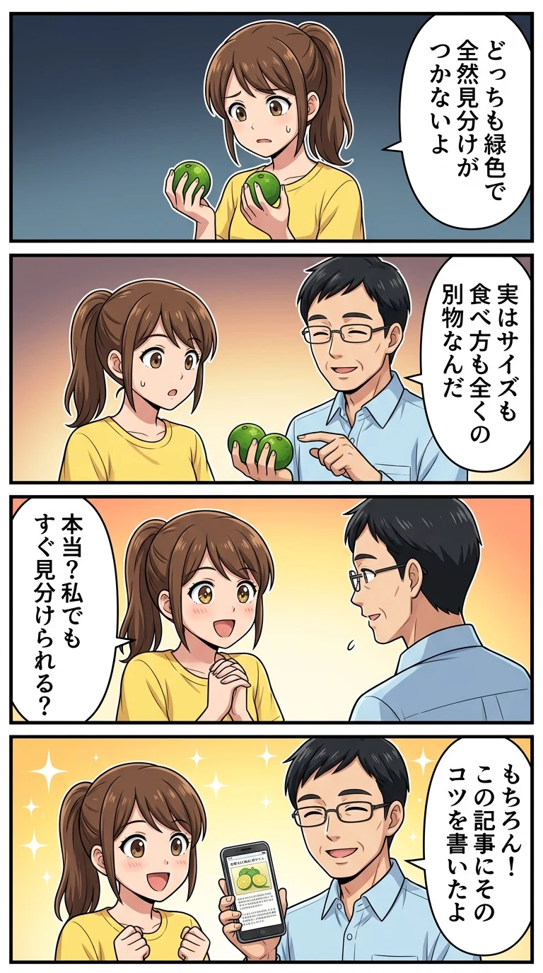カーブチー シークワーサー 違い