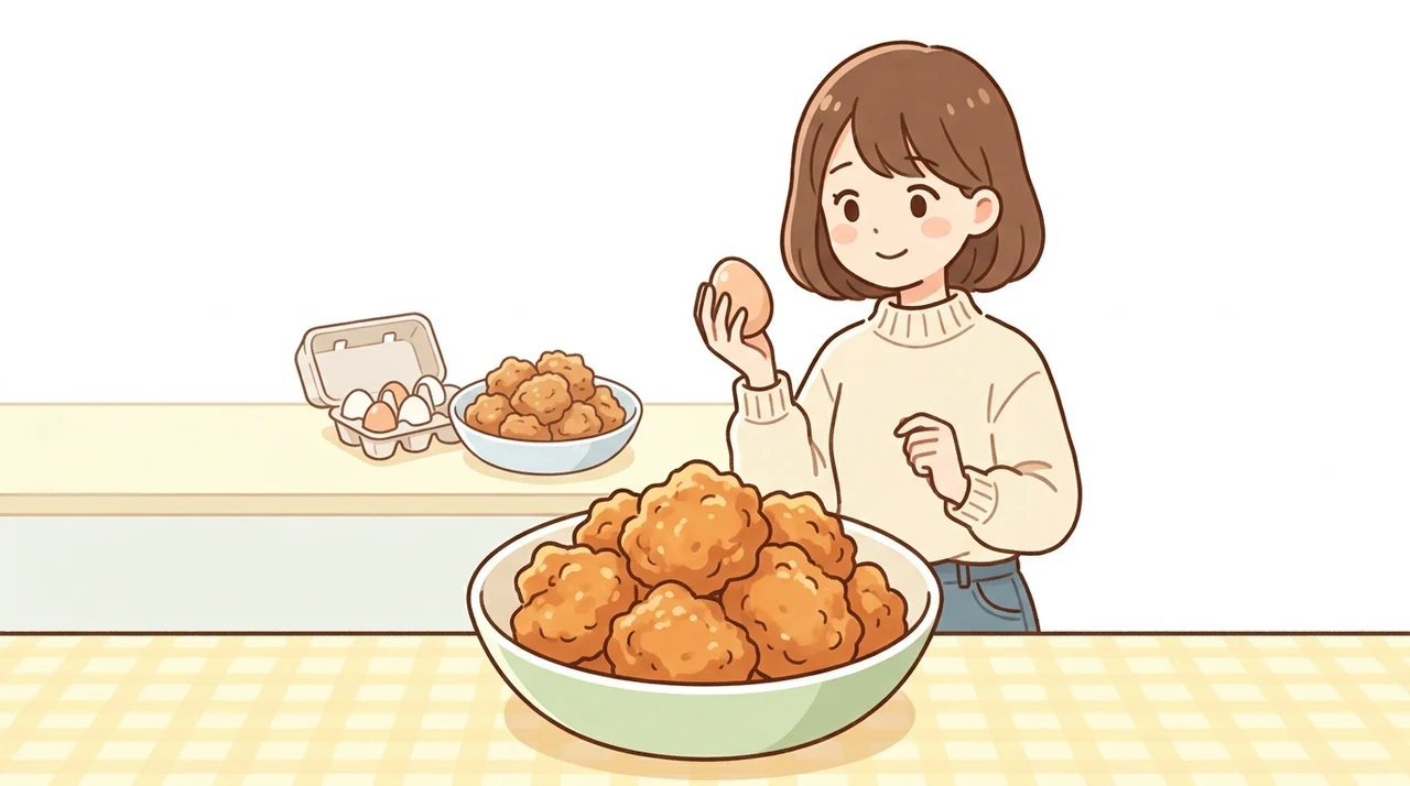 唐揚げに卵はあり？なし？違いと特徴を比較
