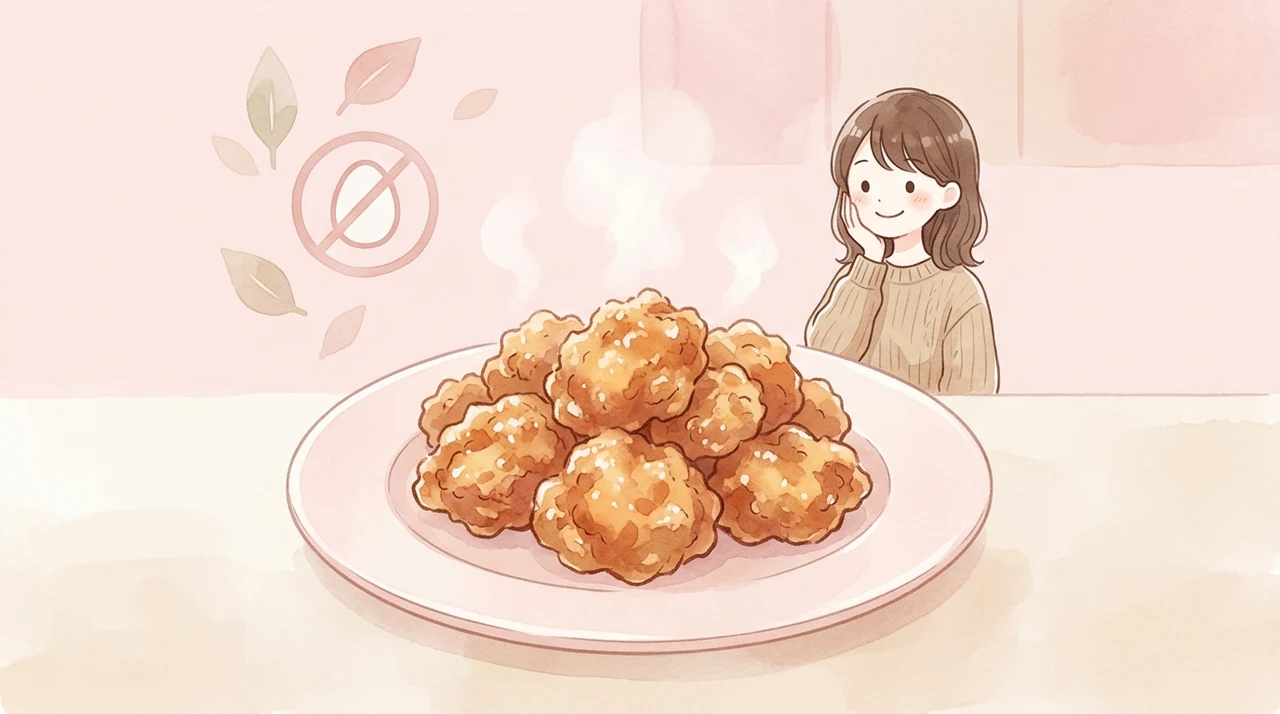 唐揚げに卵を使わないメリット