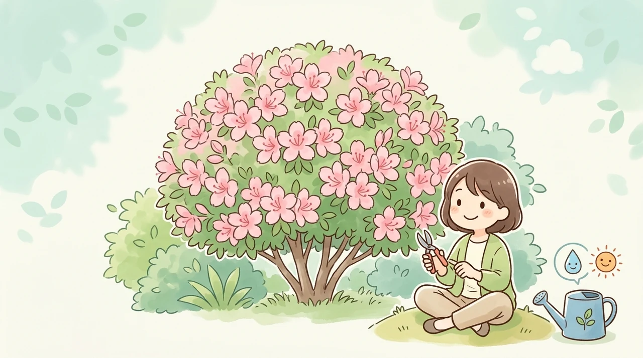 さつきとつつじの適切な剪定時期