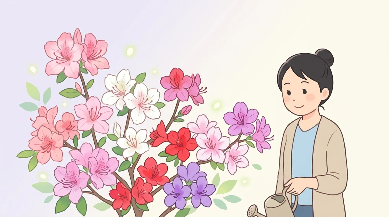 種類が豊富なさつきの園芸品種