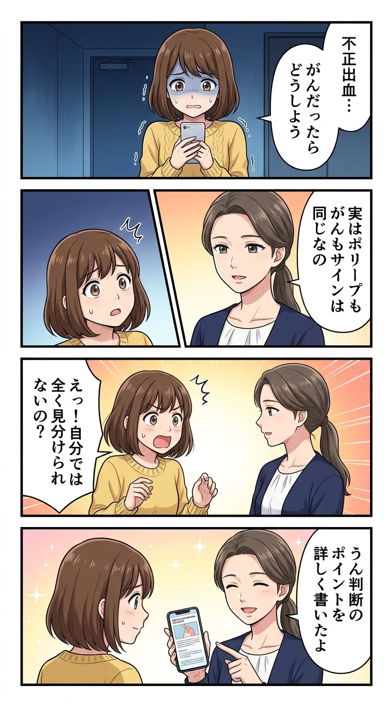子宮内膜ポリープ 子宮体がん 違い