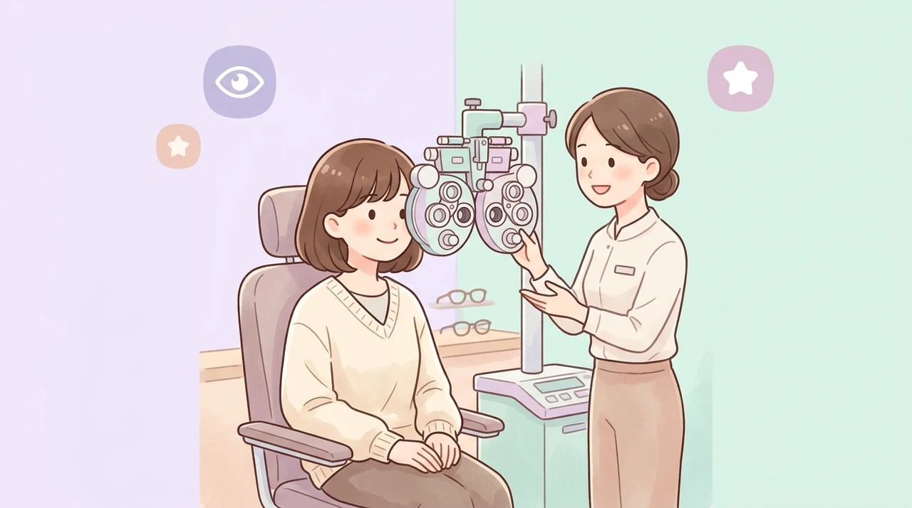 眼鏡屋で視力測定を行う5つのメリット