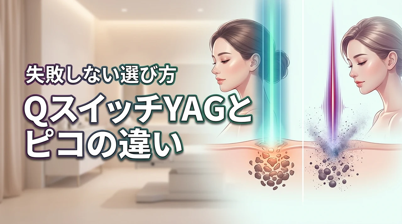 ダウンタイムで損しない！qスイッチyagレーザーとピコレーザーの違いと選び方