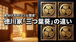 徳川家の三つ葉葵は何が違う?家紋の違いを見分けるコツと意外な歴史的背景