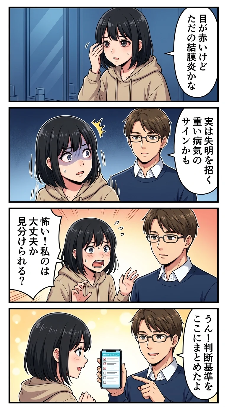 ぶどう膜炎 結膜炎 違い