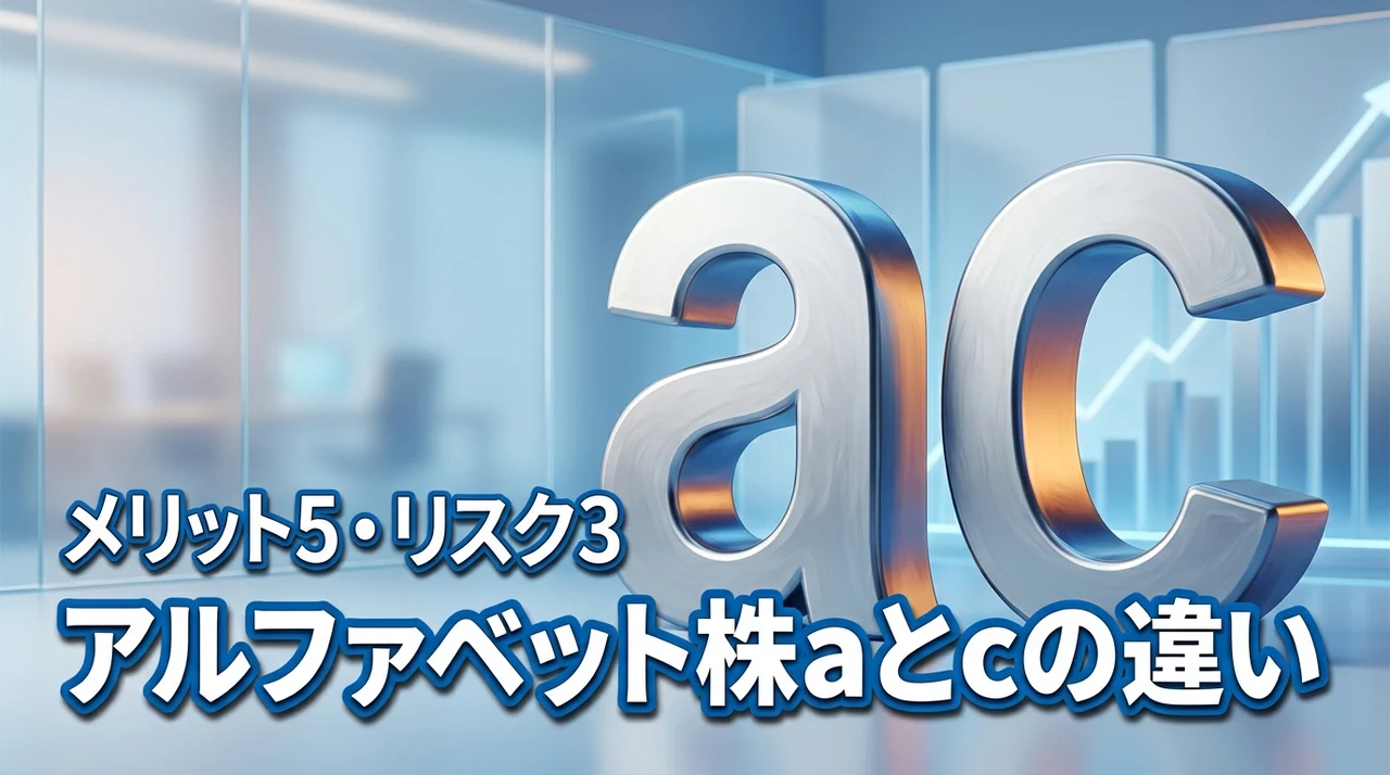 アルファベットaとcの違いを解説！株を買う5つのメリットと3つのデメリット