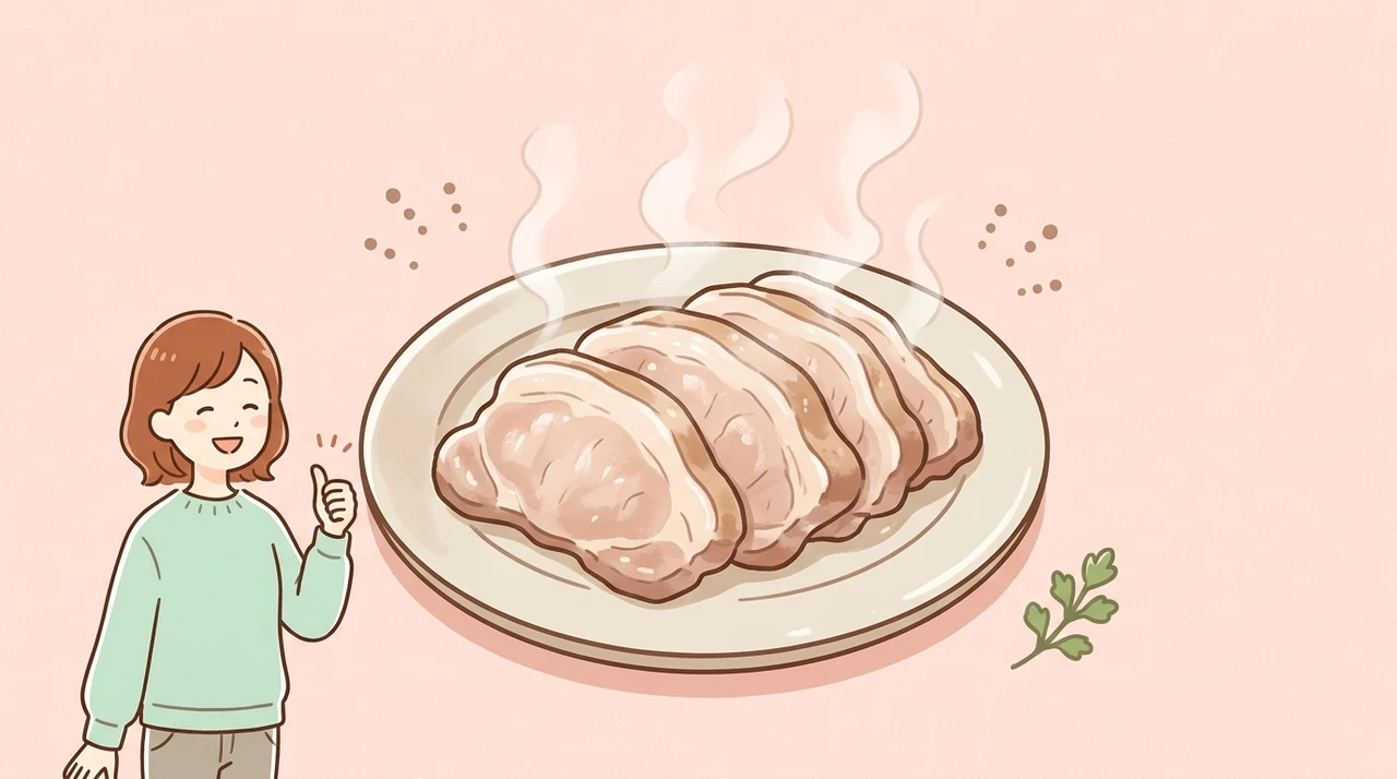 蒸し豚を柔らかく仕上げる調理のコツ