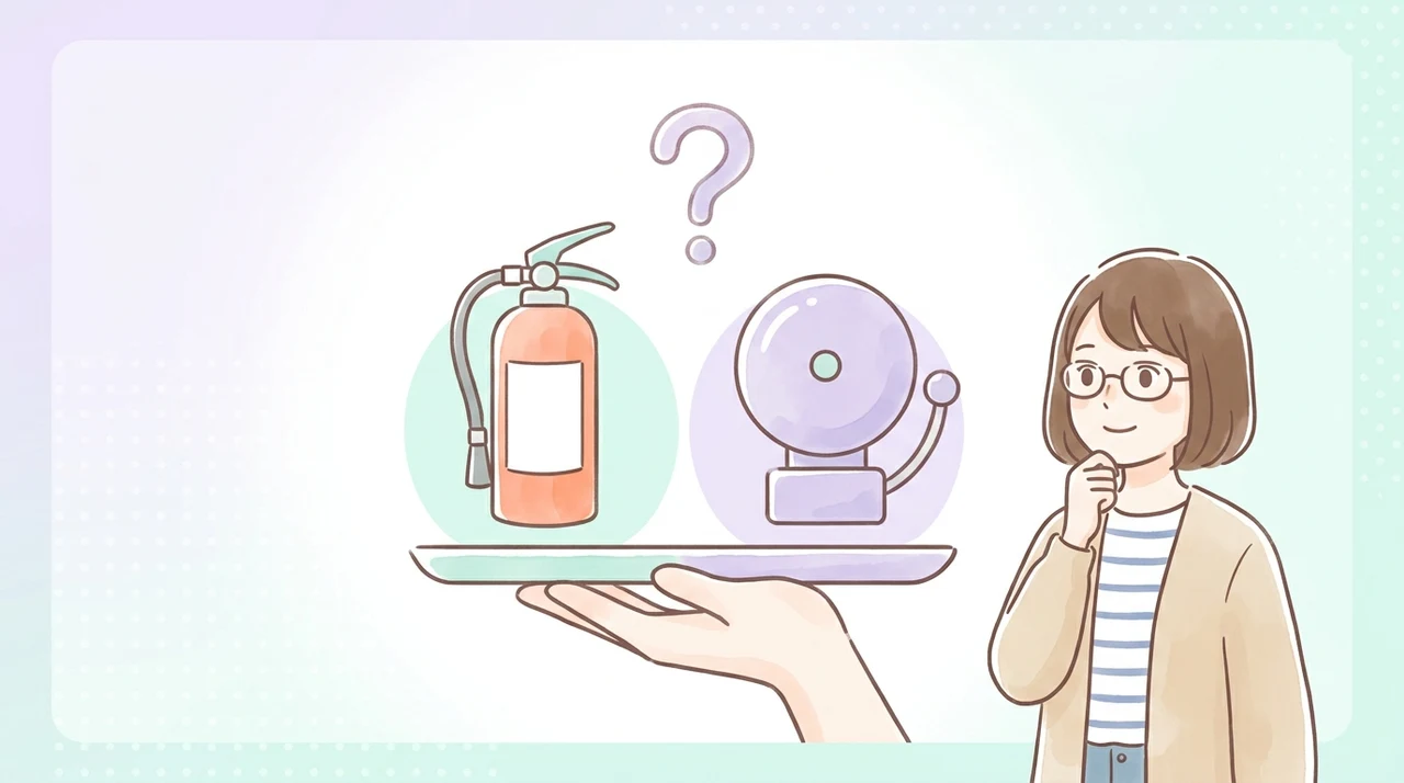 消防設備点検資格者の1種と2種の違いを徹底解説