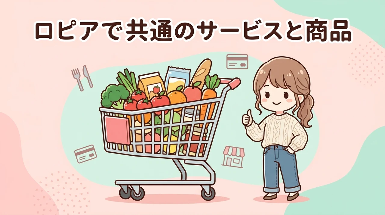 ロピアと共通するサービスと商品