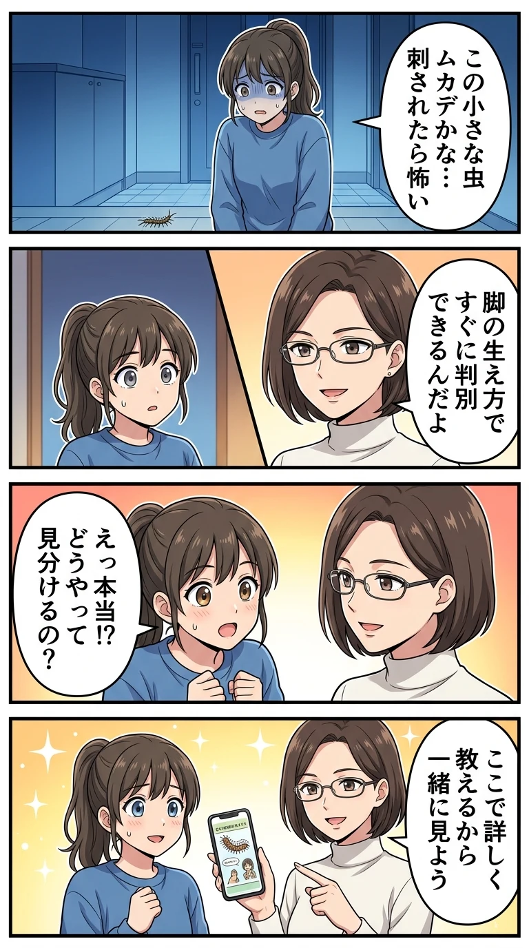 ムカデ ヤスデ 赤ちゃん 違い